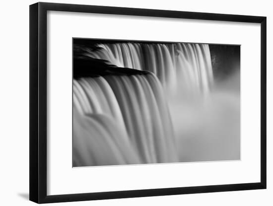 Niagara Falls Illuminations Number 2 BW-Steve Gadomski-Framed Photographic Print