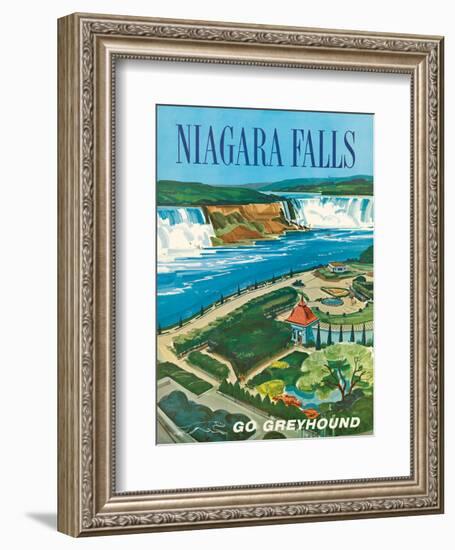 Niagara Falls, Ontario, Canada, New York, USA-S^ Fleming-Framed Art Print