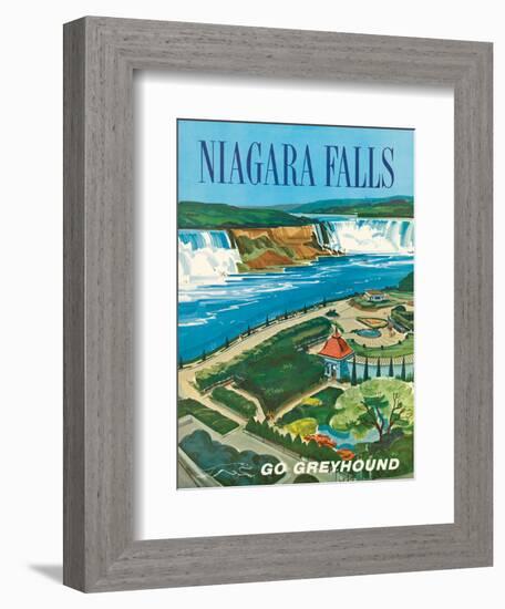 Niagara Falls, Ontario, Canada, New York, USA-S^ Fleming-Framed Art Print