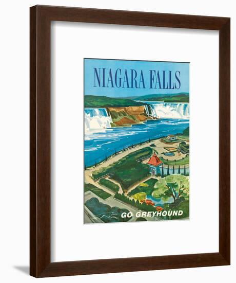 Niagara Falls, Ontario, Canada, New York, USA-S^ Fleming-Framed Art Print