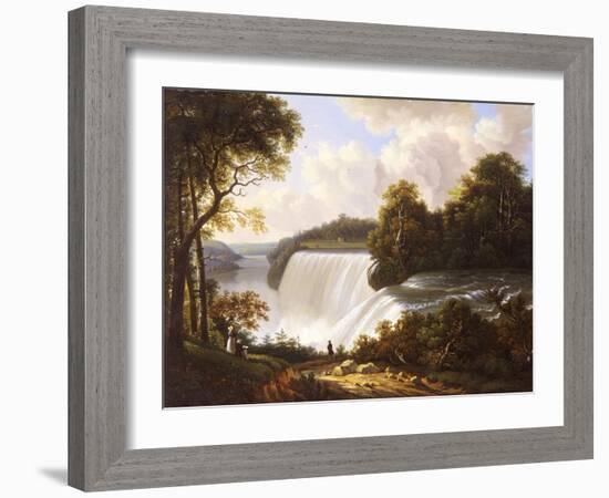 Niagara Falls Scene-Victor De Grailly-Framed Giclee Print