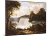 Niagara Falls Scene-Victor De Grailly-Mounted Giclee Print