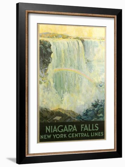 Niagara Falls Travel Poster-null-Framed Art Print