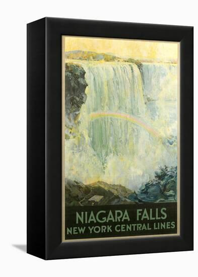 Niagara Falls Travel Poster-null-Framed Stretched Canvas