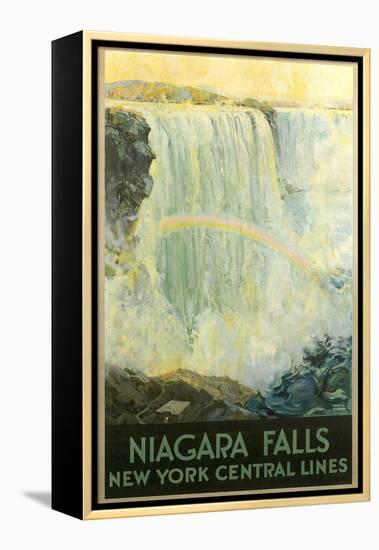 Niagara Falls Travel Poster-null-Framed Stretched Canvas