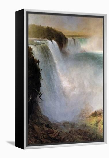 Niagara Falls-Frederic Edwin Church-Framed Stretched Canvas