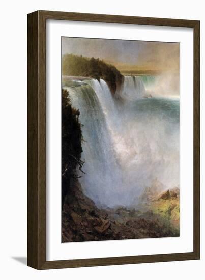 Niagara Falls-Frederic Edwin Church-Framed Art Print