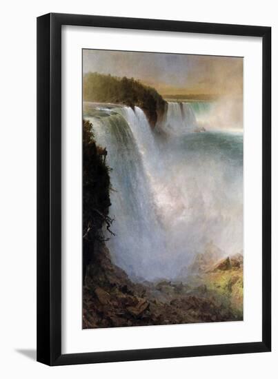 Niagara Falls-Frederic Edwin Church-Framed Art Print