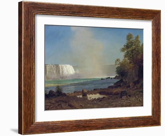 Niagara Falls-Albert Bierstadt-Framed Giclee Print