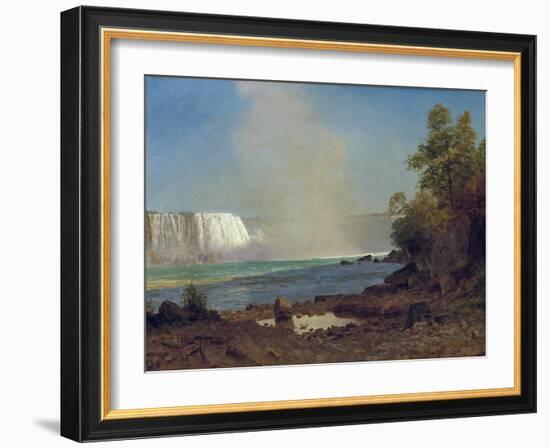 Niagara Falls-Albert Bierstadt-Framed Giclee Print