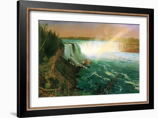 Niagara Falls-Albert Bierstadt-Framed Art Print