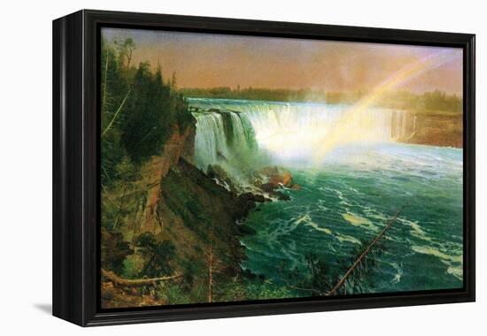 Niagara Falls-Albert Bierstadt-Framed Stretched Canvas