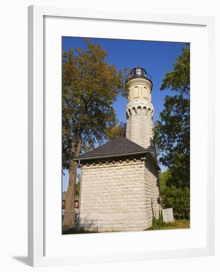 Niagara Lighthouse, Old Fort Niagara State Park, Youngstown, New York State, USA-Richard Cummins-Framed Photographic Print