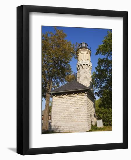 Niagara Lighthouse, Old Fort Niagara State Park, Youngstown, New York State, USA-Richard Cummins-Framed Photographic Print