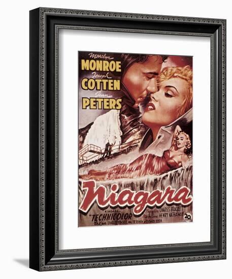 Niagara, Marilyn Monroe, 1953-null-Framed Premium Giclee Print