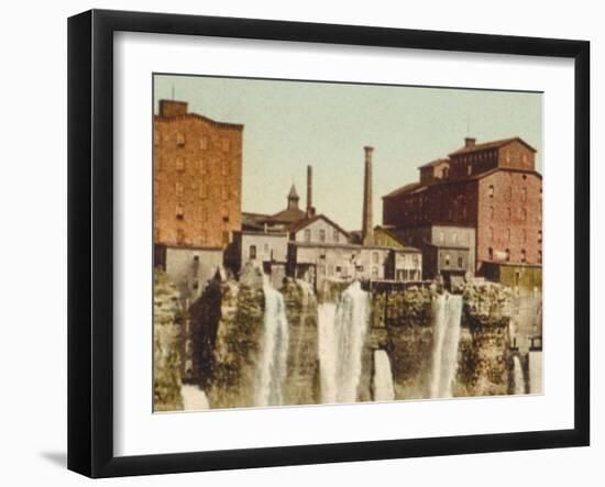 Niagara, Mills on American Shore-null-Framed Photo