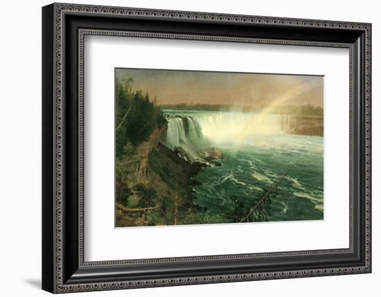 Niagara-Albert Bierstadt-Framed Premium Giclee Print