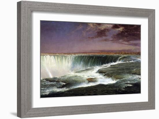 Niagara-Frederic Edwin Church-Framed Art Print