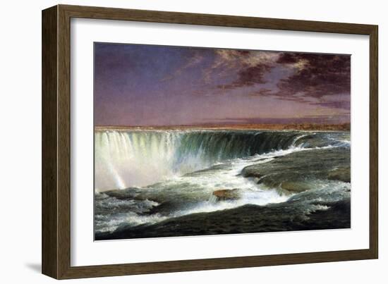 Niagara-Frederic Edwin Church-Framed Art Print