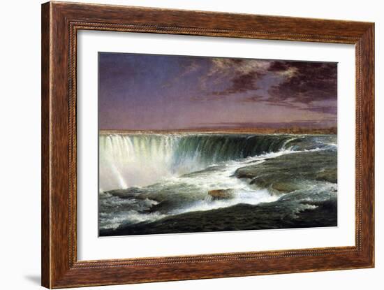 Niagara-Frederic Edwin Church-Framed Art Print