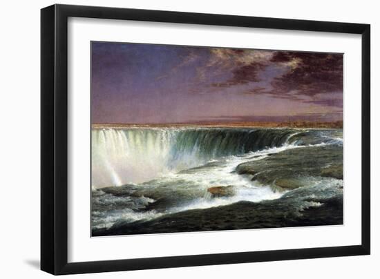 Niagara-Frederic Edwin Church-Framed Art Print