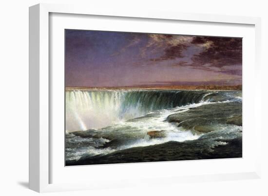 Niagara-Frederic Edwin Church-Framed Art Print