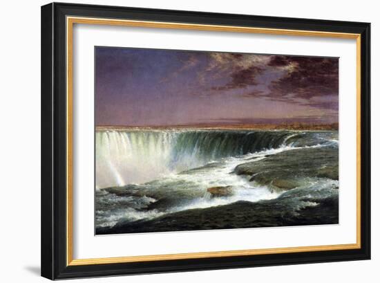 Niagara-Frederic Edwin Church-Framed Art Print