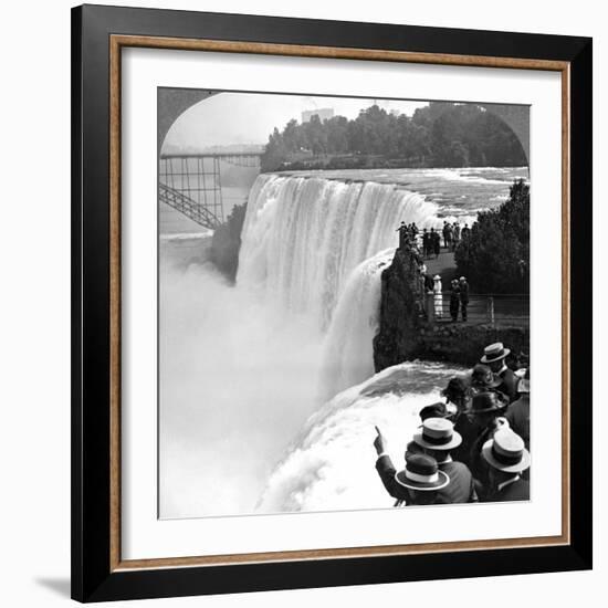 Niagra Falls from Goat Island, New York, USA-null-Framed Photographic Print
