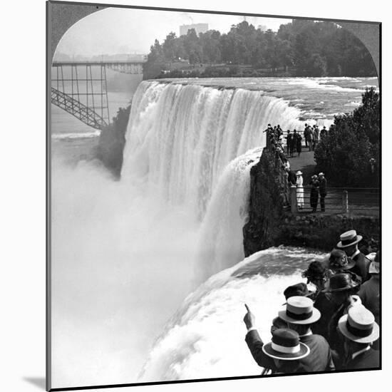 Niagra Falls from Goat Island, New York, USA-null-Mounted Photographic Print