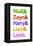 Niall Zayn Harry Liam and Louis Music Poster-null-Framed Stretched Canvas