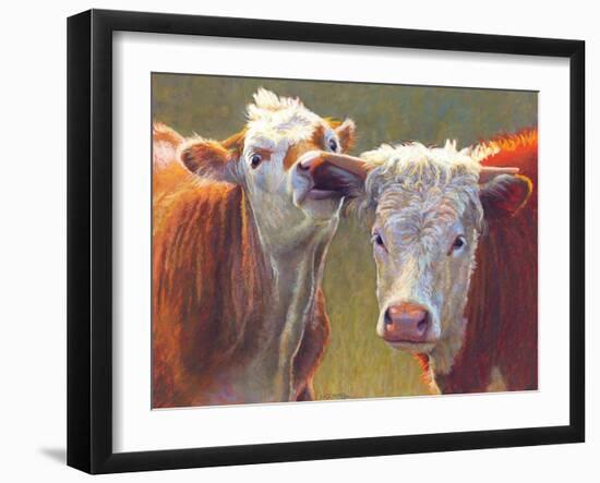 Nibbling Sibling-Rita Kirkman-Framed Art Print