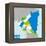 Nicaragua Map-tony4urban-Framed Stretched Canvas
