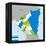 Nicaragua Map-tony4urban-Framed Stretched Canvas