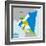 Nicaragua Map-tony4urban-Framed Art Print