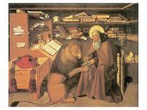 Saint Jerome In His Study-Niccolo Antonio Colantonio-Stretched Canvas