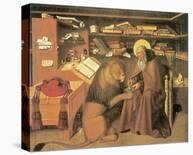 St. Francis Giving the Rule to His Disciples, Panel from the Pala Di Rocca-Niccolo Antonio Colantonio-Giclee Print