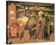 St. Francis Giving the Rule to His Disciples, Panel from the Pala Di Rocca-Niccolo Antonio Colantonio-Giclee Print