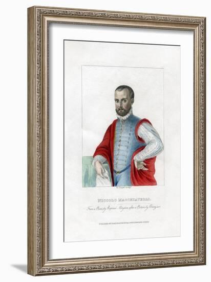 Niccolo Machiavelli, Italian Renaissance Political Philosopher-R Cooper-Framed Giclee Print