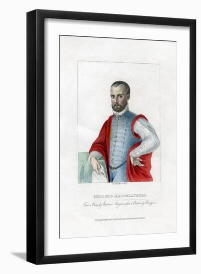 Niccolo Machiavelli, Italian Renaissance Political Philosopher-R Cooper-Framed Giclee Print