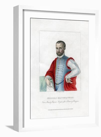 Niccolo Machiavelli, Italian Renaissance Political Philosopher-R Cooper-Framed Giclee Print