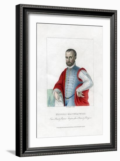 Niccolo Machiavelli, Italian Renaissance Political Philosopher-R Cooper-Framed Giclee Print