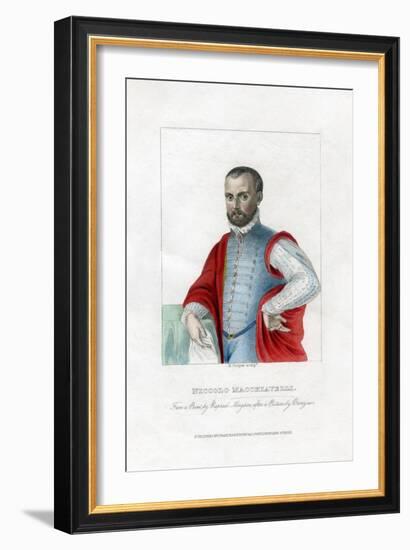 Niccolo Machiavelli, Italian Renaissance Political Philosopher-R Cooper-Framed Giclee Print