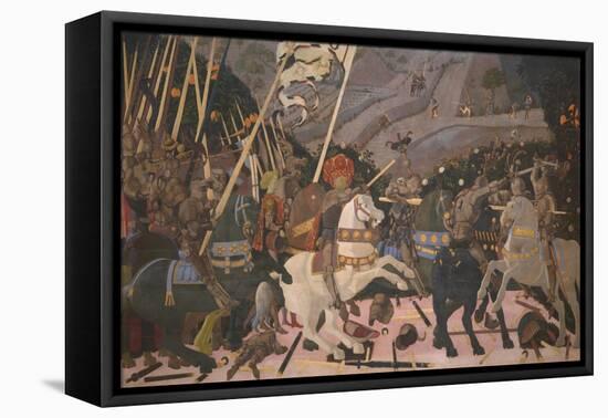 Niccolò Mauruzi Da Tolentino at the Battle of San Romano, C. 1440-Paolo Uccello-Framed Premier Image Canvas