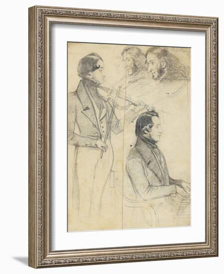 Niccolò Paganini (1782-184)-null-Framed Giclee Print