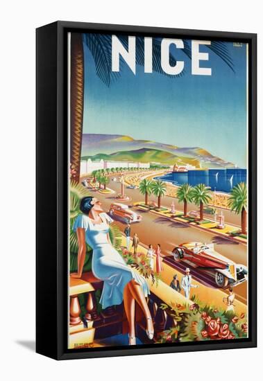 Nice, Ca, 1930-Eff d'Hey-Framed Premier Image Canvas