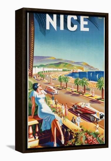 Nice, Ca, 1930-Eff d'Hey-Framed Premier Image Canvas