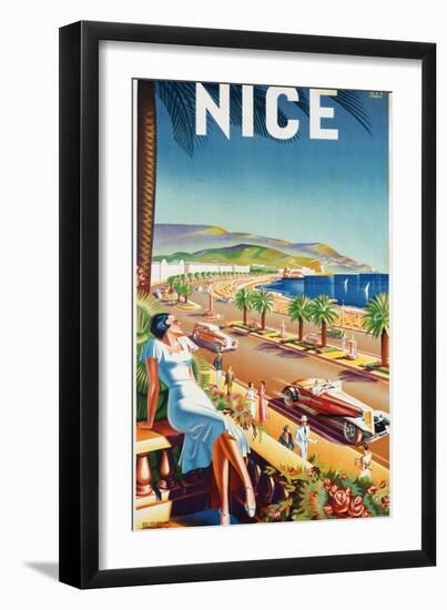 Nice, Ca, 1930-Eff d'Hey-Framed Giclee Print