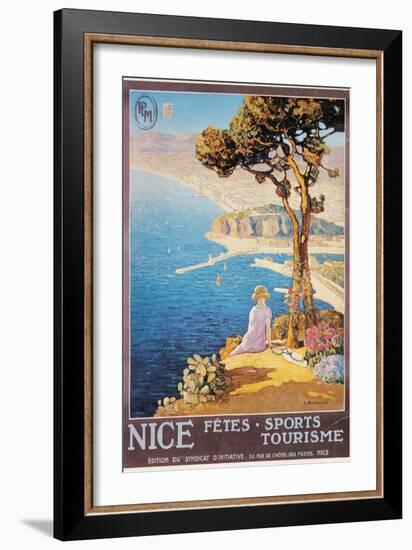 Nice, France, C1920-null-Framed Giclee Print