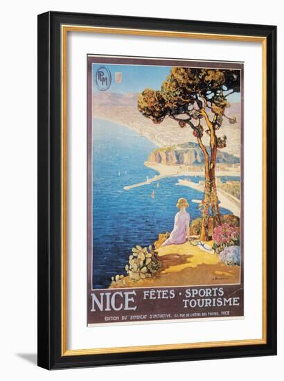 Nice, France, C1920-null-Framed Giclee Print