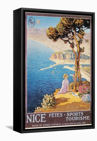 Nice, France, C1920-null-Framed Premier Image Canvas